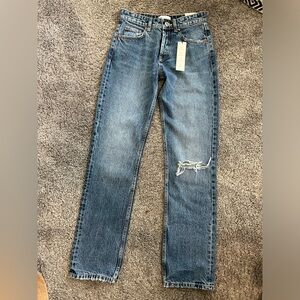 NWT Zara straight leg jeans